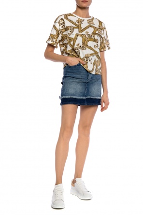 Raw-cut denim skirt, zdjęcie 2 Raw-cut denim skirt od Versace Jeans